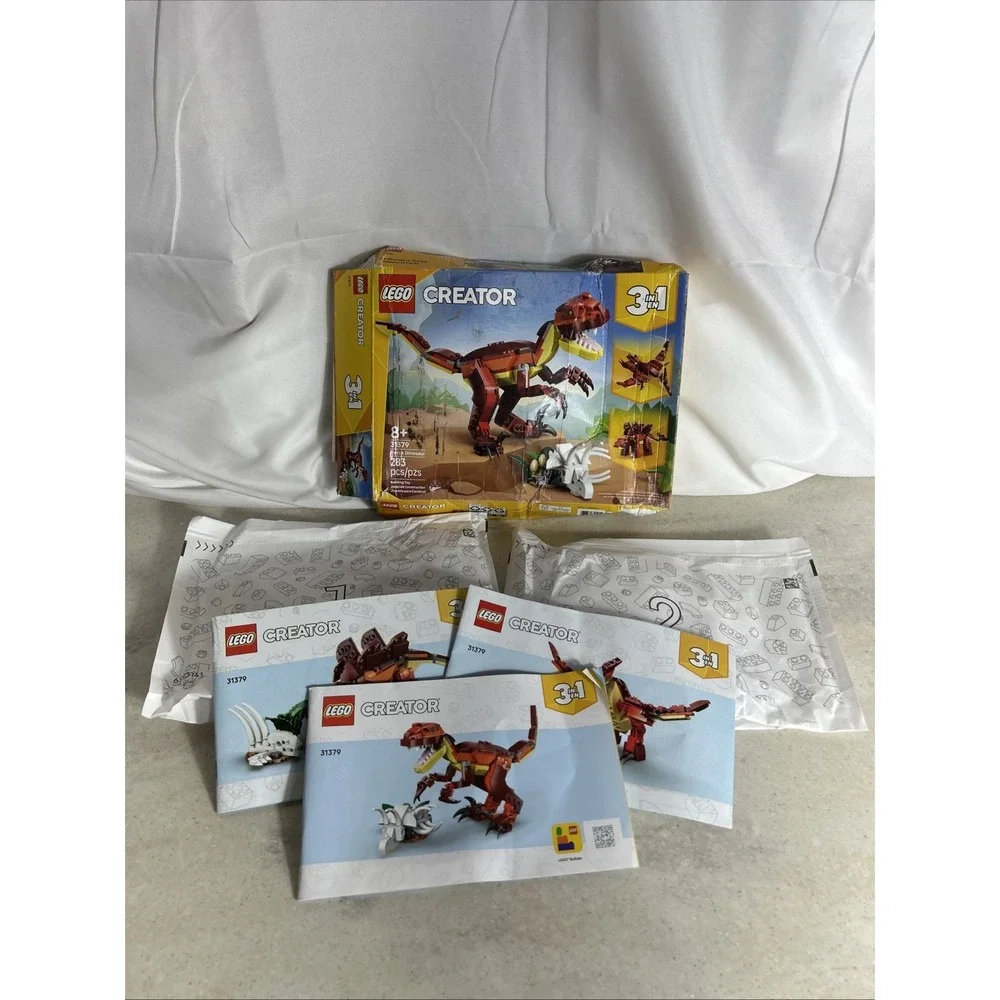 LEGO Creator 3 in 1 Fierce Dinosaur 31379 Building Toy 283 Pieces Brand New Set